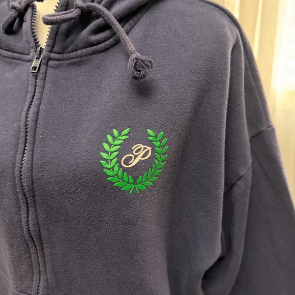 VICTORIA'S SECRET PINK RELAXED FIT FULL ZIP HOODIE SWEATSHIRT Size M - Picture 5 of 11